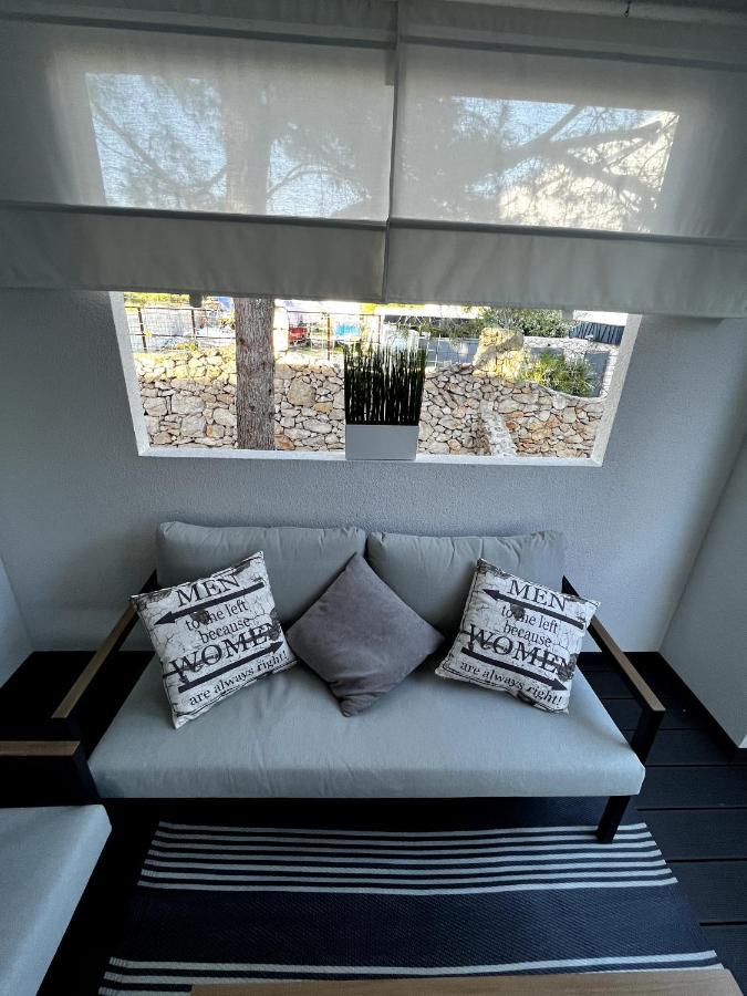 Luxury Mobile Home Pretty Green - Premium - Oaza Mira Resort -50 M From The Beach 德拉格 外观 照片