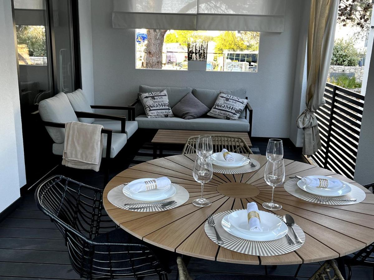 Luxury Mobile Home Pretty Green - Premium - Oaza Mira Resort -50 M From The Beach 德拉格 外观 照片