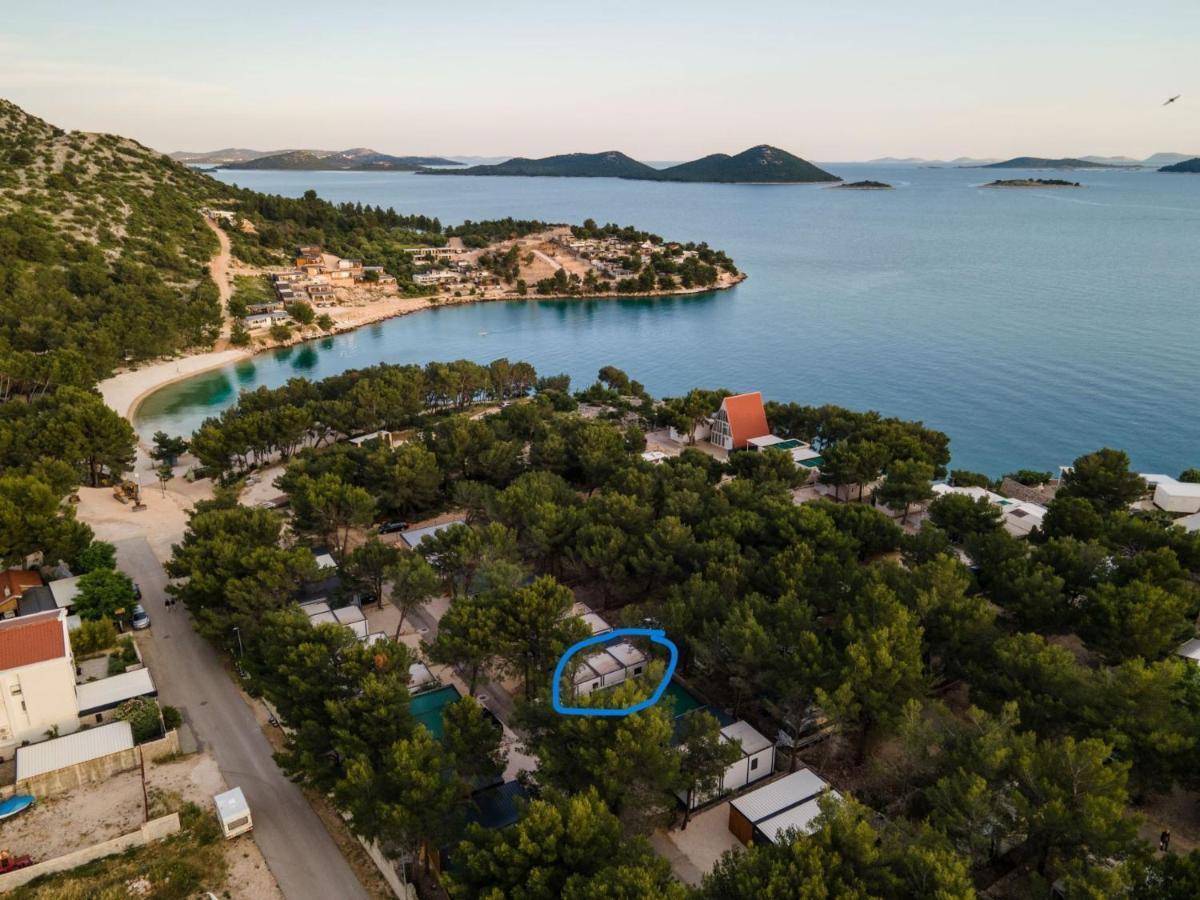 Luxury Mobile Home Pretty Green - Premium - Oaza Mira Resort -50 M From The Beach 德拉格 外观 照片